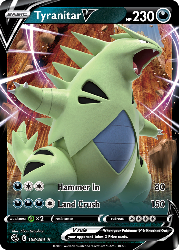 Tyranitar V #158 Fusion Strike en