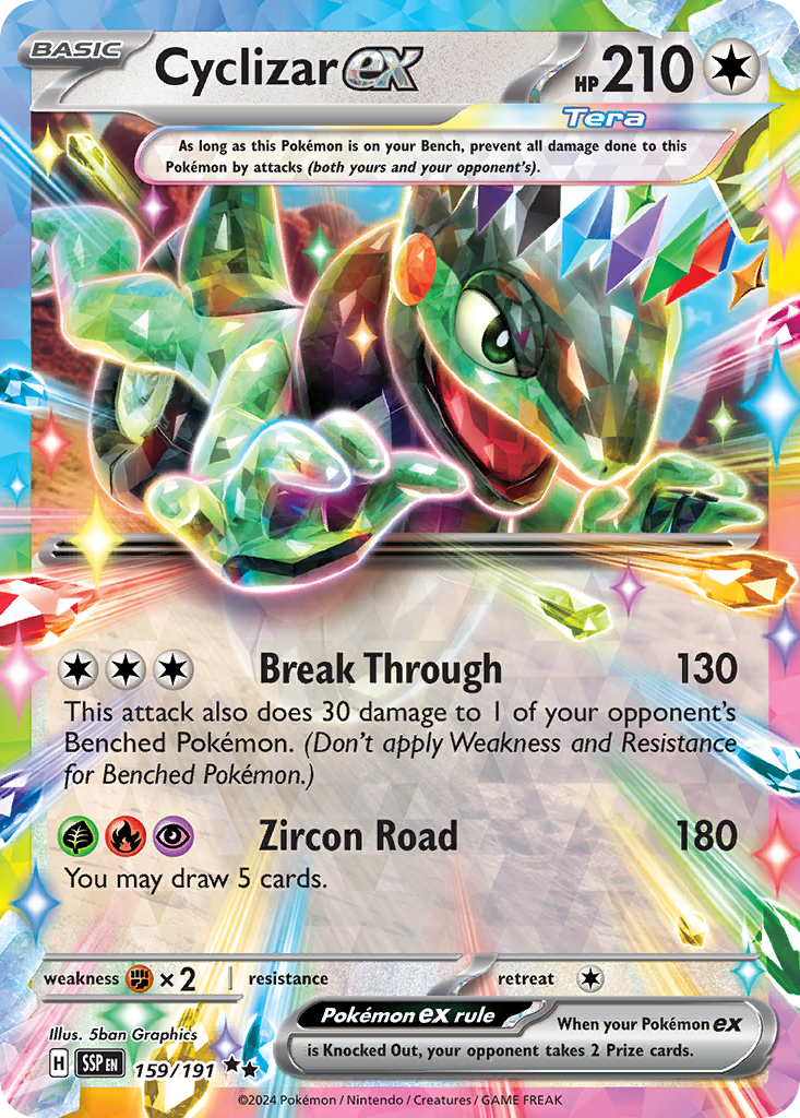 Cyclizar ex #159 Surging Sparks en