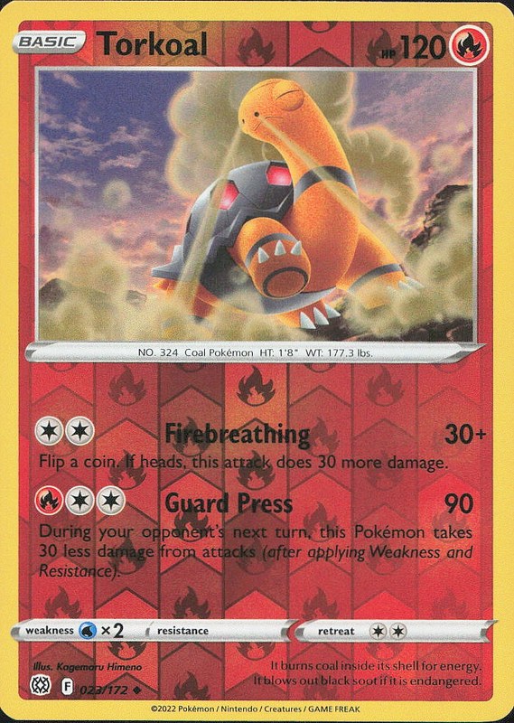 Torkoal #23 reverse_holo Brilliant Stars en