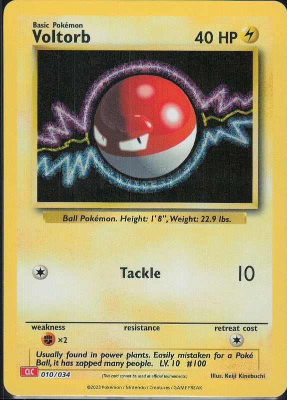 Voltorb #010 Pokémon Trading Card Game Classic—Charizard en