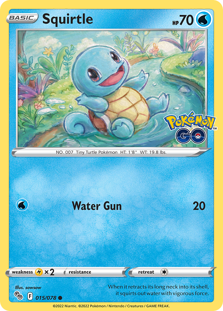 Squirtle #15 Pokémon GO en