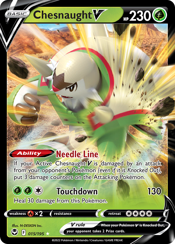 Chesnaught V #15 Silver Tempest en