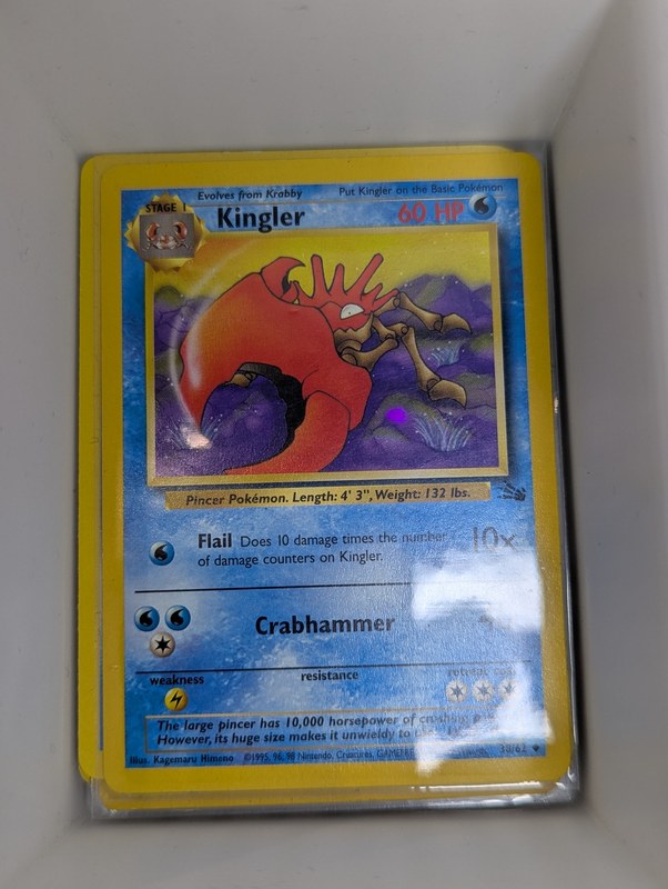 Kingler #38 Fossil en