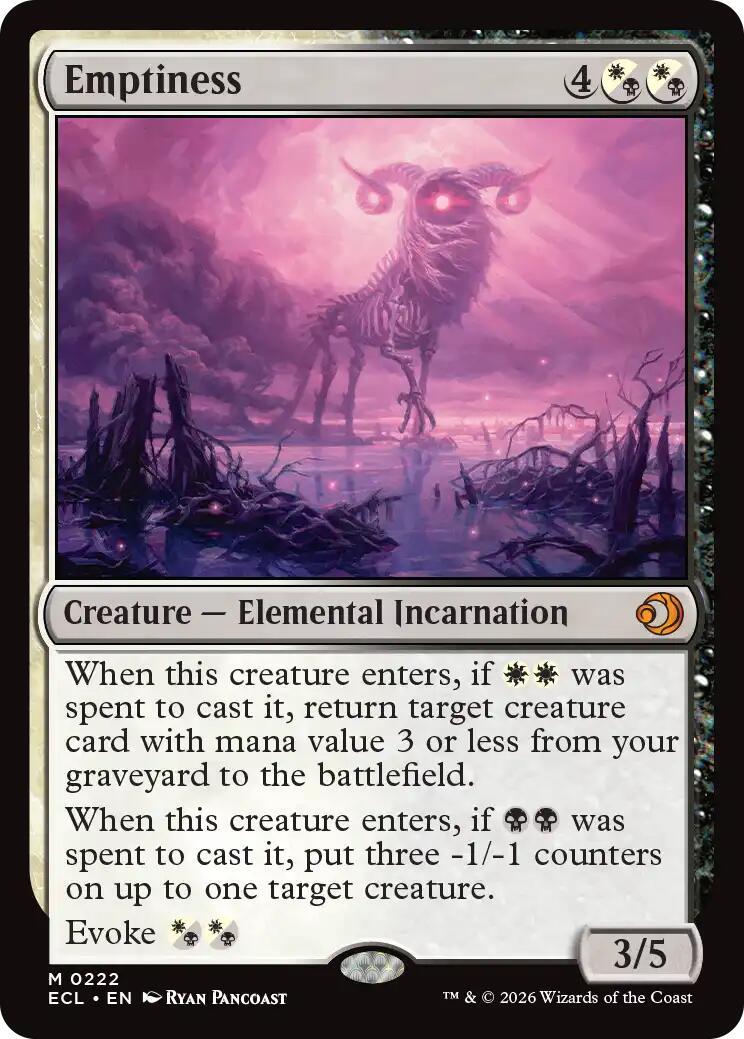 Emptiness - 0222 - ECL - MTG