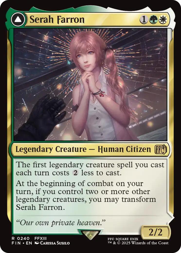 Image of Serah Farron Final Fantasy - 240 - MTG C-AC