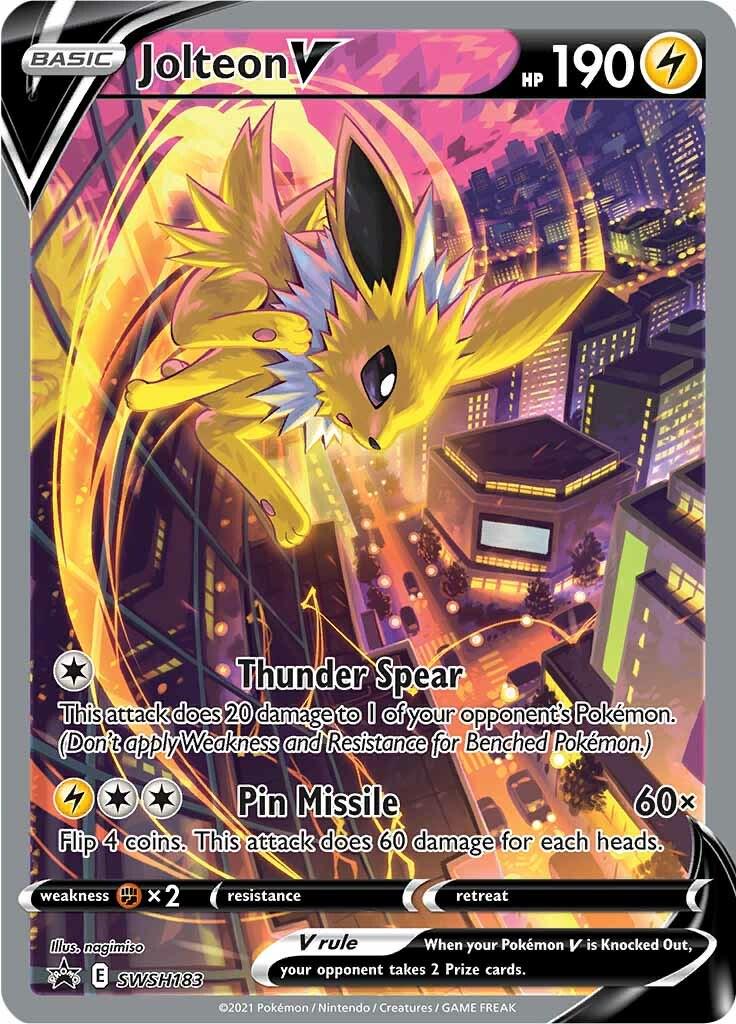 Jolteon V #SWSH183 - Sword & Shield Promos - Sword & Shield Series