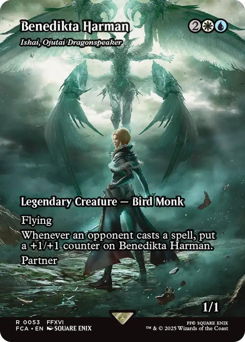 Image of Ishai, Ojutai Dragonspeaker (Benedikta Harman) - 53 - MTG C-AC 