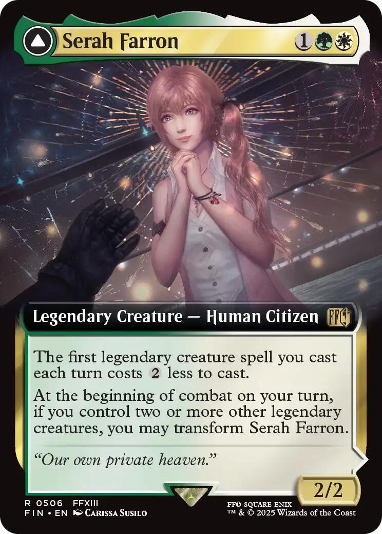 Image of Serah Farron Final Fantasy - 506 - MTG C-AC - Foil/Holo