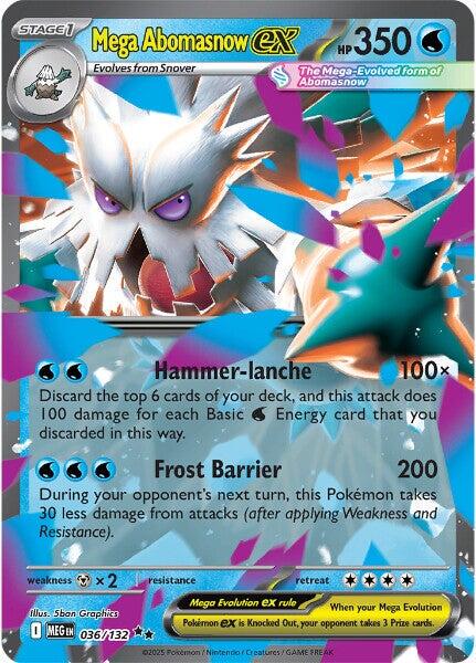 Mega Abomasnow ex - Mega Evolution - 36 - Non-Foil C-JT