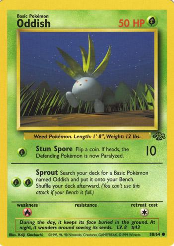 Oddish #58 Jungle en
