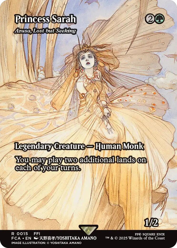 Image of Azusa, Lost but Seeking (Princess Sarah) - 15 - MTG C-AC 