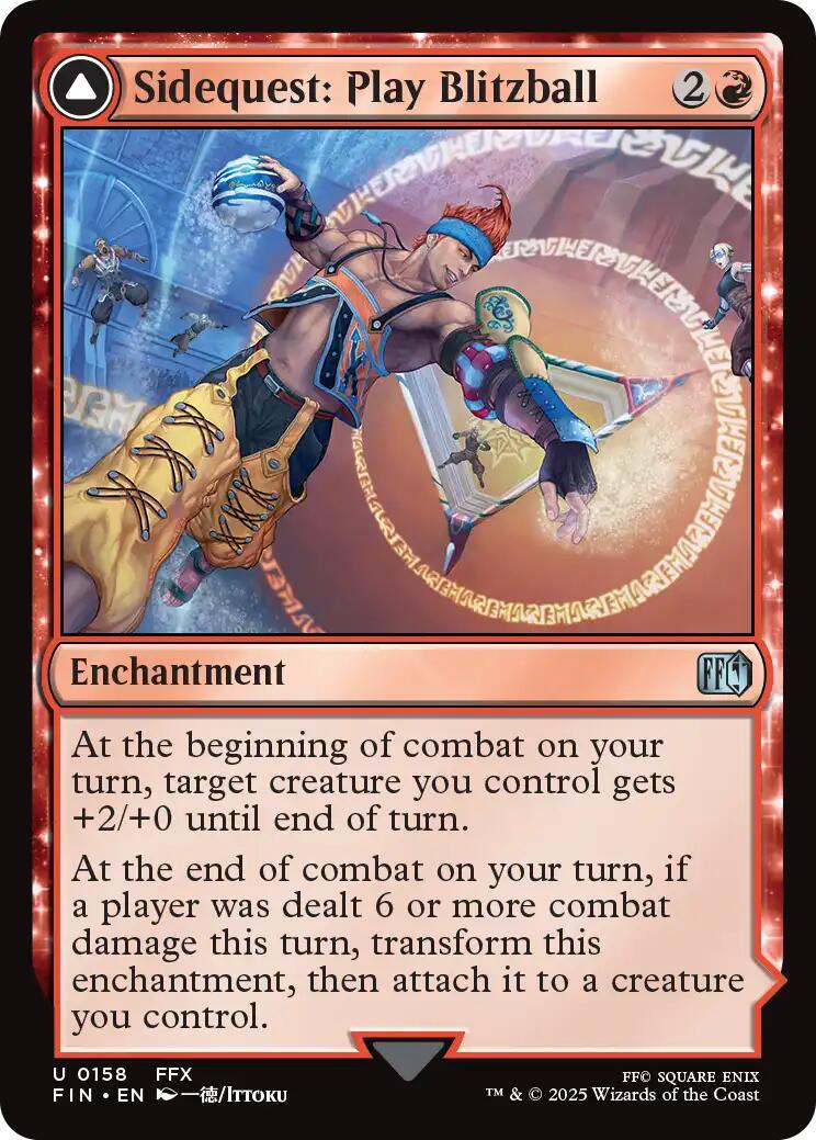Image of Sidequest: Play Blitzball Final Fantasy - 158 - MTG C-AC