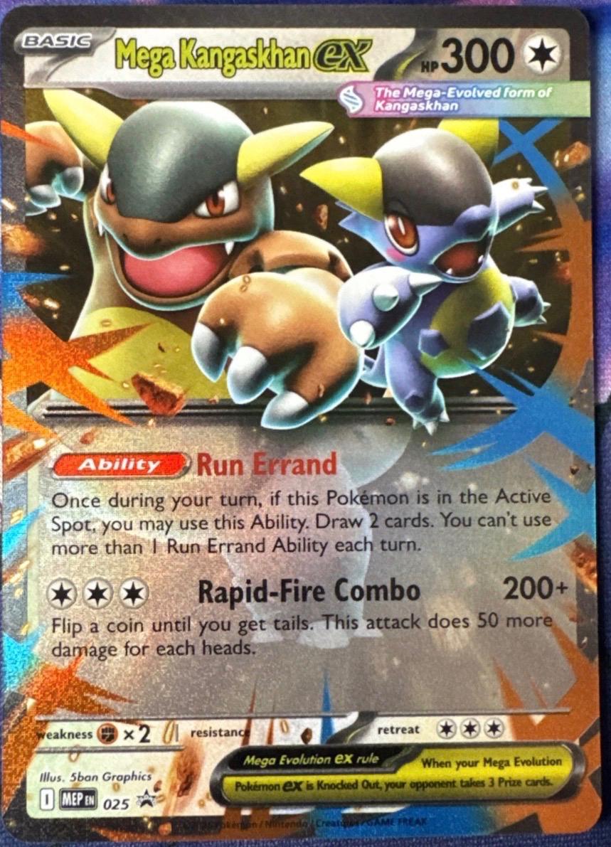 Mega Kangaskhan EX #25 Mega Evolution Promos en