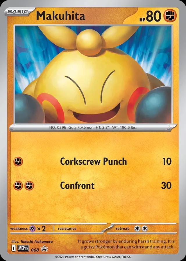 Makuhita #68 Mega Evolution Promos en