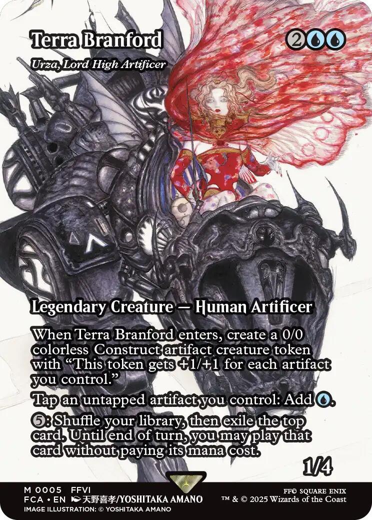 Image of Urza, Lord High Artificer (Terra Branford) - 5 - MTG C-AC