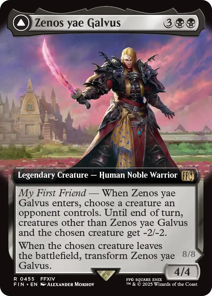 Image of Zenos yae Galvus Final Fantasy - 455 - MTG C-AC