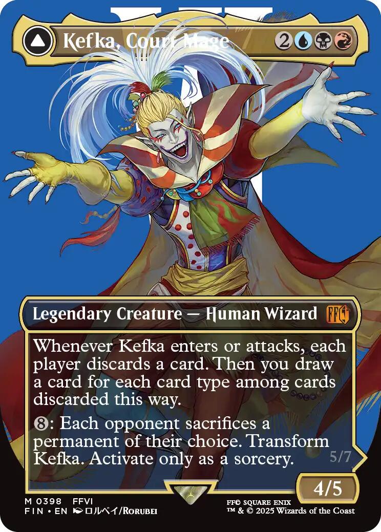 Image of Kefka, Court Mage Final Fantasy - 398 - MTG C-AC