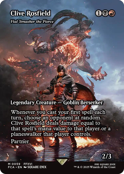 Image of Vial Smasher the Fierce (Clive Rosfield) - 59 - MTG C-AC