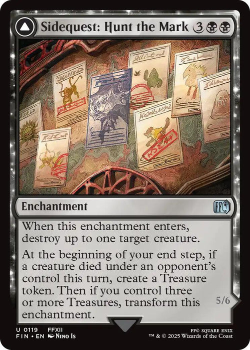 Image of Sidequest: Hunt the Mark Final Fantasy - 119 - MTG C-AC