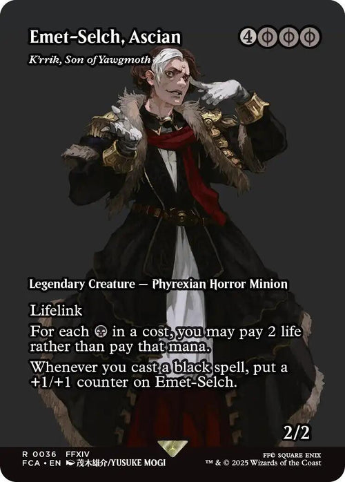 Image of K'rrik, Son of Yawgmoth (Emet-Selch, Ascian) - 36 - MTG C-AC 