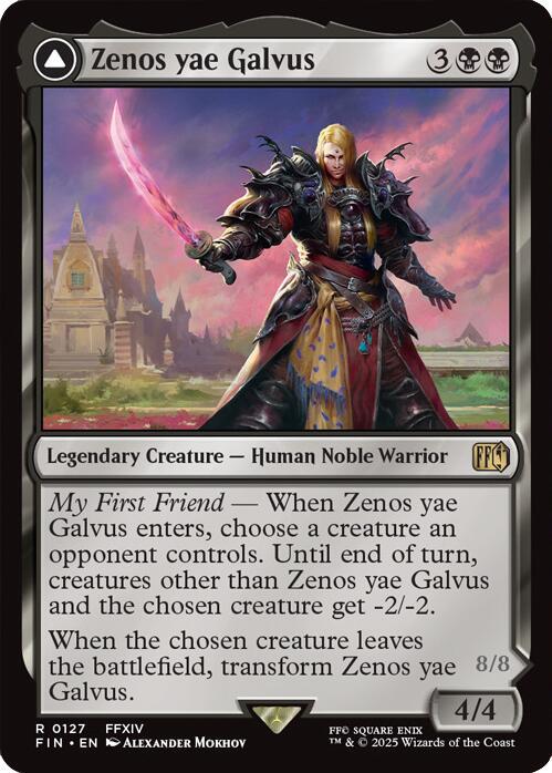 Image of Zenos yae Galvus Final Fantasy - 127 - MTG C-AC