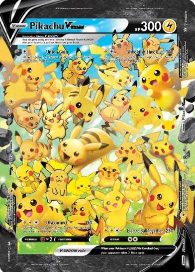 Pikachu V-Union (Jumbo) Sword and Shield Promos - SWSH139-142 - PCL