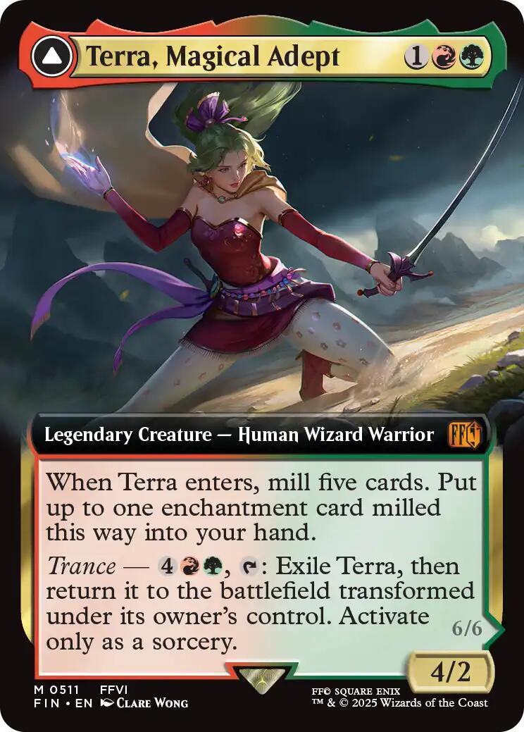 Image of Terra, Magical Adept Final Fantasy - 511 - MTG C-AC