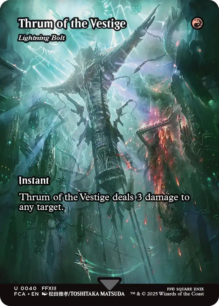 Image of Lightning Bolt (Thrum of the Vestige) - 40 - MTG C-AC