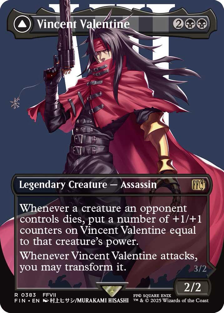 Image of Vincent Valentine Final Fantasy - 383 - MTG C-AC - Foil/Holo