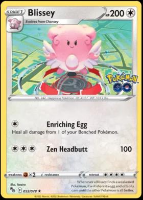 Blissey Pok4mon GO - 052 - Sword and Shield  PCL - Pop Culture Larrikin 