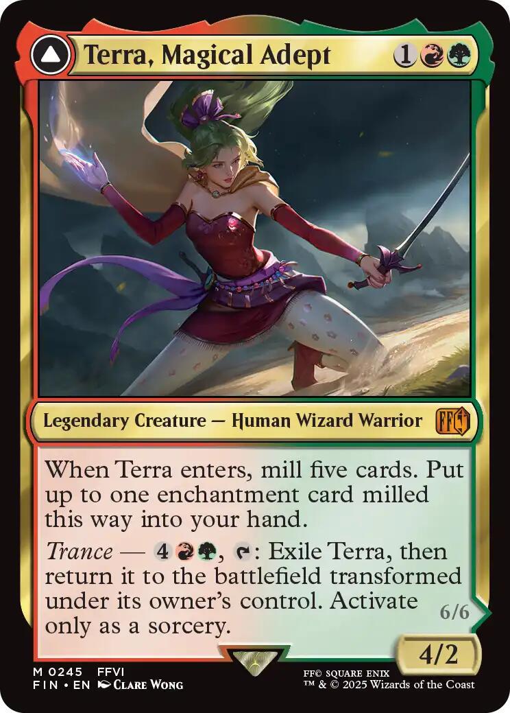 Image of Terra, Magical Adept Final Fantasy - 245 - MTG C-AC