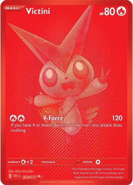 Victini (RED) - 172 - Scarlet and Violet Pokemon PCL