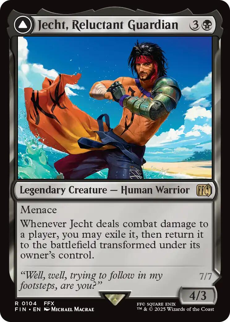Image of Ject, Reluctant Guardian Final Fantasy - 104 - MTG C-AC 
