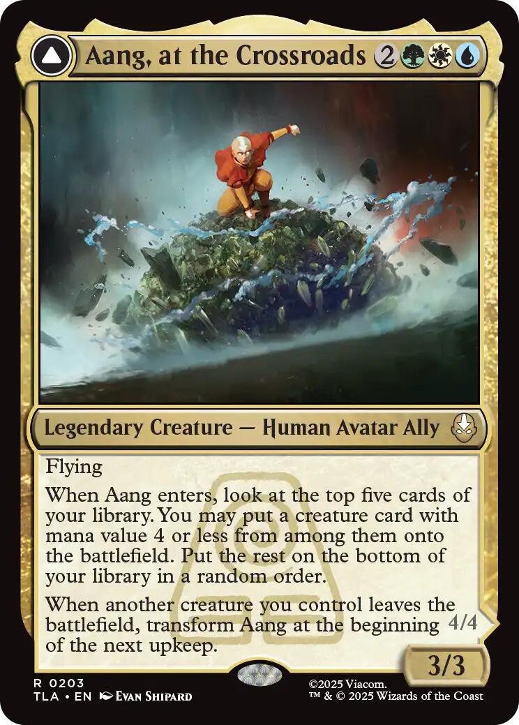 Aang, at the Crossroads - 203 - MTG: Avatar The Last Airbender (TLA)