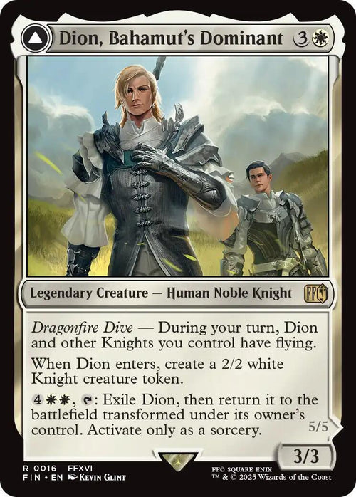 Image of Dion, Bahamut's Dominant Final Fantasy - 16 - MTG C-AC