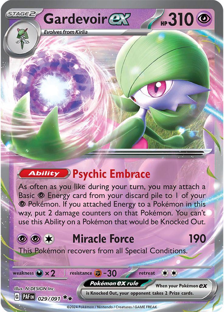 Gardevoir ex Paldean Fates - 029 - Scarlet and Violet  - PCL  Pokemon - Pop Culture Larrikin 