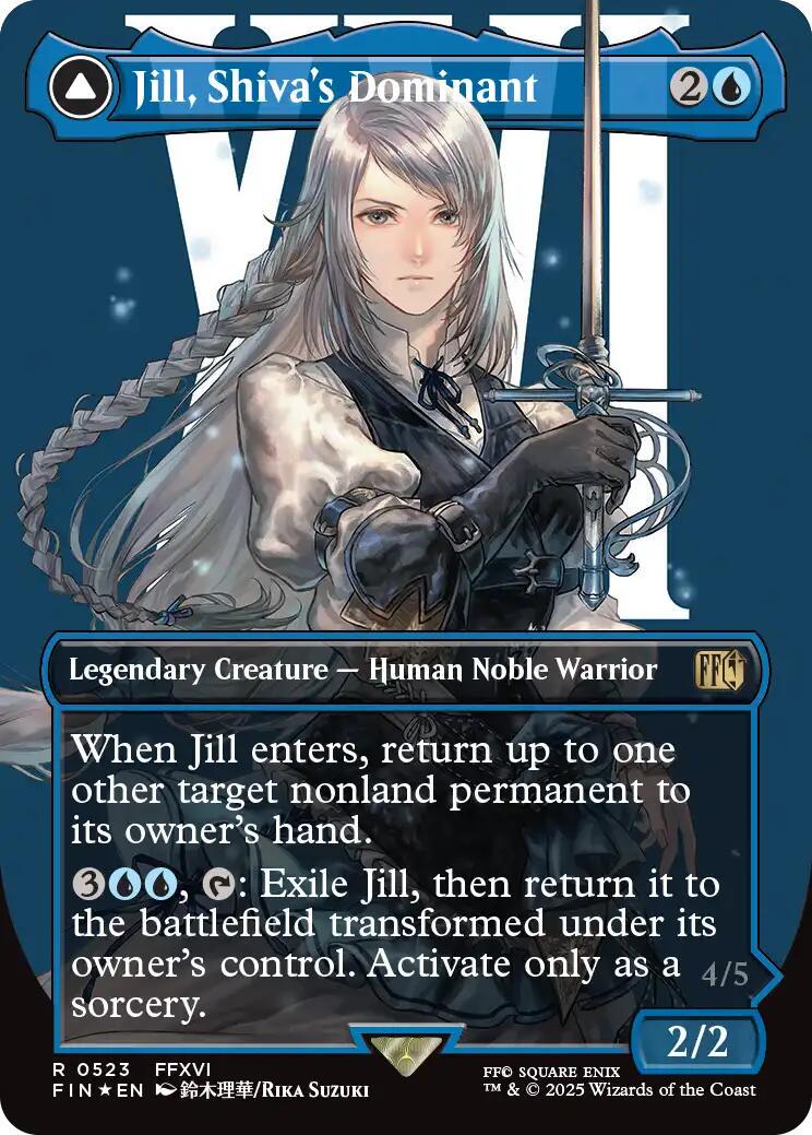 Image of Jill, Shiva's Dominant Final Fantasy - 523 - MTG C-AC - Surge Foil