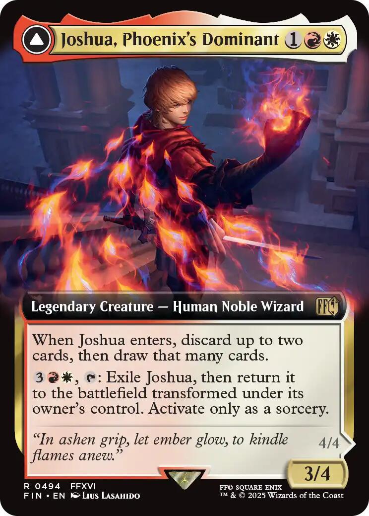 Image of Joshua, Phoenix's Dominant Final Fantasy - 494 - MTG C-AC