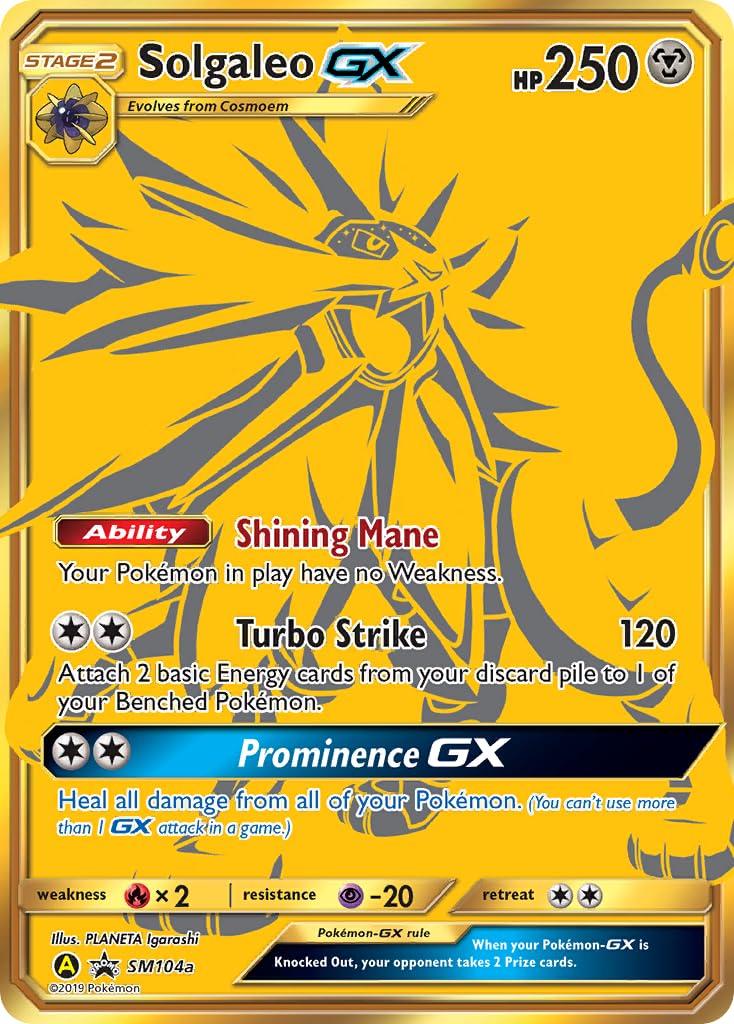 Solgaleo GX SM104a - Black Star Promo - Sun and Moon