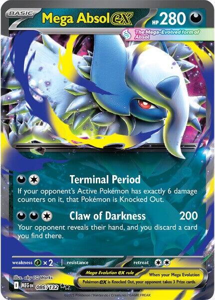 Mega Absol ex - Mega Evolution - 86 - Non-Foil C-JT