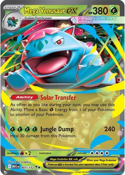 Mega Venusaur ex - Mega Evolution - 3 - Non-Foil C-JT