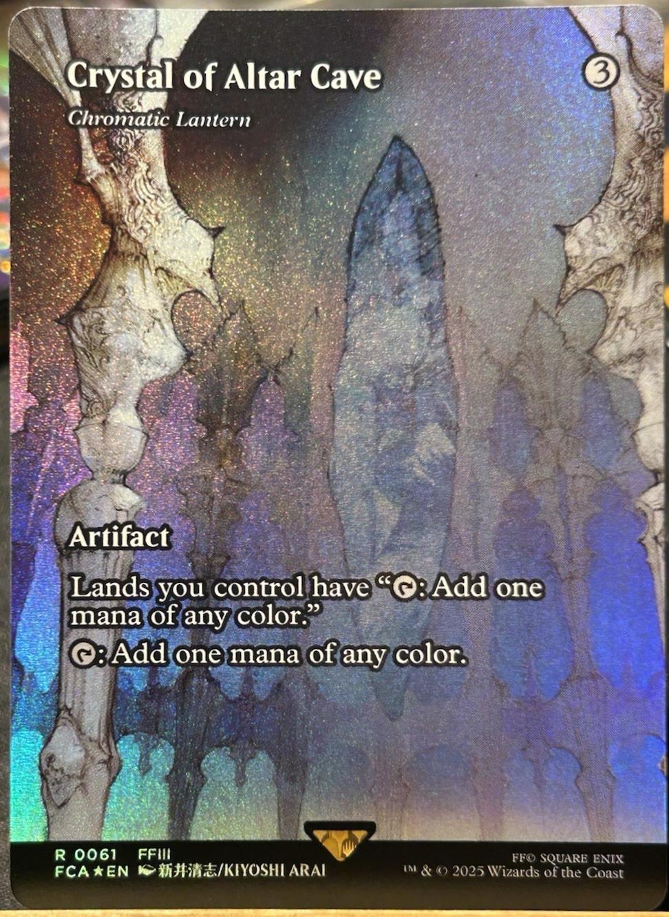 Image of Chromatic Lantern (Crystal of Altar Cave) - 61 - MTG C-AC - Foil
