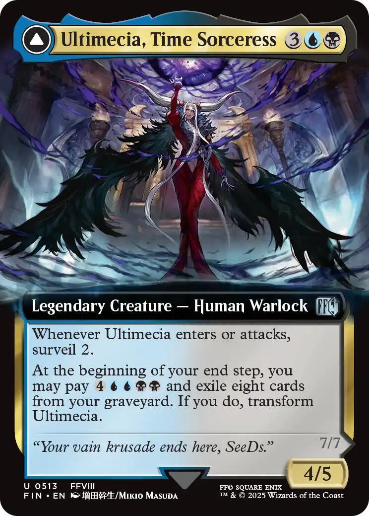 Image of Ultimecia, Time Sorceress - 513 - MTG C-AC