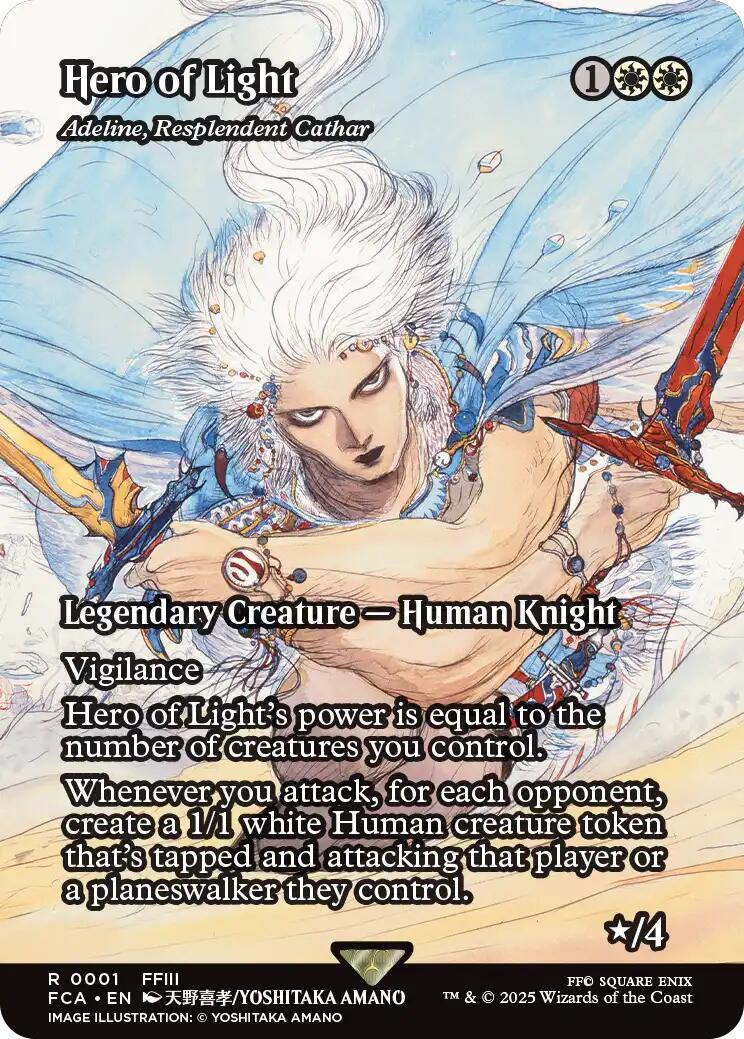 Image of Adeline, Resplendent Cathar (Hero of Light) - 1 - MTG C-AC