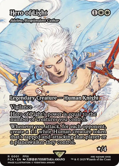 Image of Adeline, Resplendent Cathar (Hero of Light) - 1 - MTG C-AC