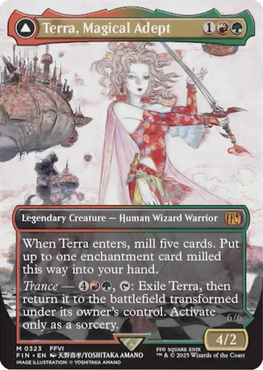 Image of Terra, Magical Adept Final Fantasy - 323 - MTG C-AC - Foil/Holo