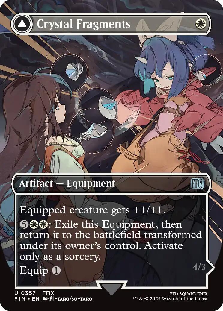 Image of Crystal Fragments Final Fantasy - 357 - MTG C-AC - Foil/Holo