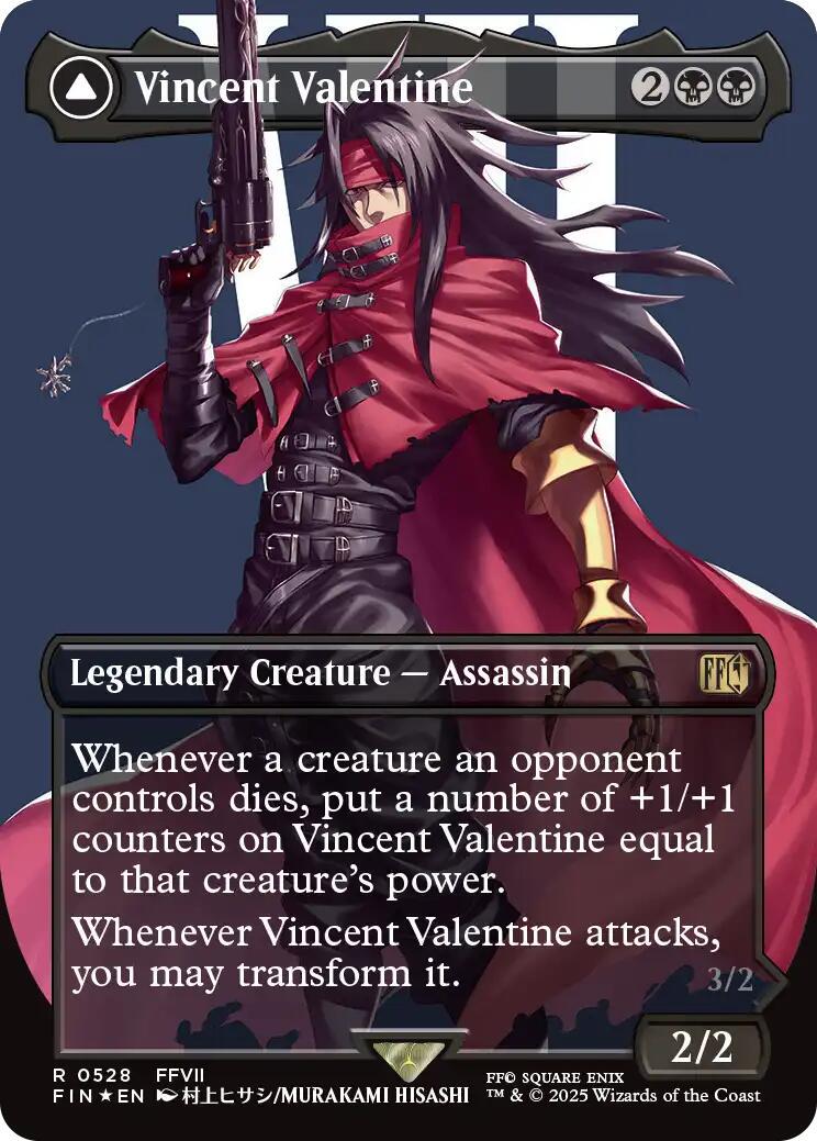 Image of Vincent Valentine Final Fantasy - 528 - MTG C-AC - Surge Foil
