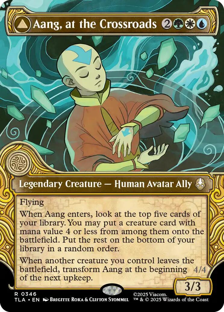 Aang - 346 Showcase Foil - MTG: Avatar The Last Airbender (TLA)