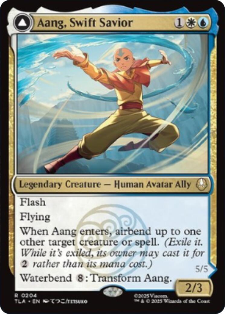 Aang, Swift Savior - 204 Foil - MTG: Avatar The Last Airbender (TLA)
